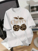 تیشرت CHERRY با کیفیت عالی کد 19517 الیشکا