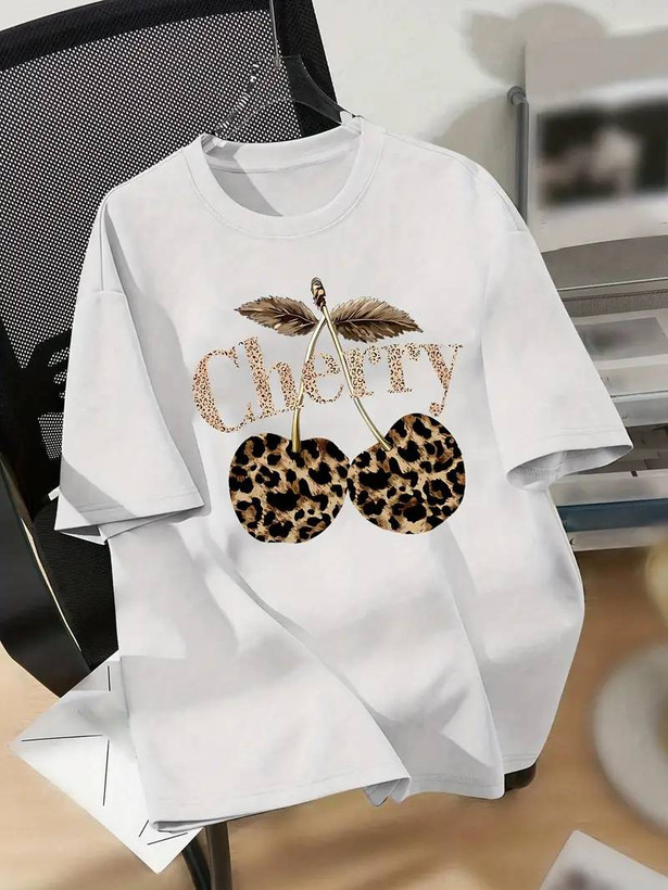 تیشرت CHERRY با کیفیت عالی کد 19517 الیشکا