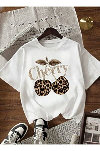 تیشرت CHERRY با کیفیت عالی کد 19517 الیشکا
