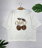 تیشرت CHERRY با کیفیت عالی کد 19517 الیشکا