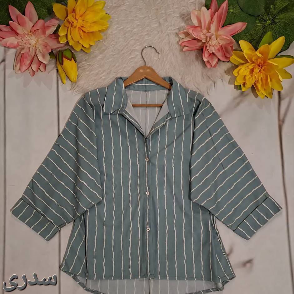 شومیز مانتویی دیپلمات جذاب در دو رنگ کد952بیبی