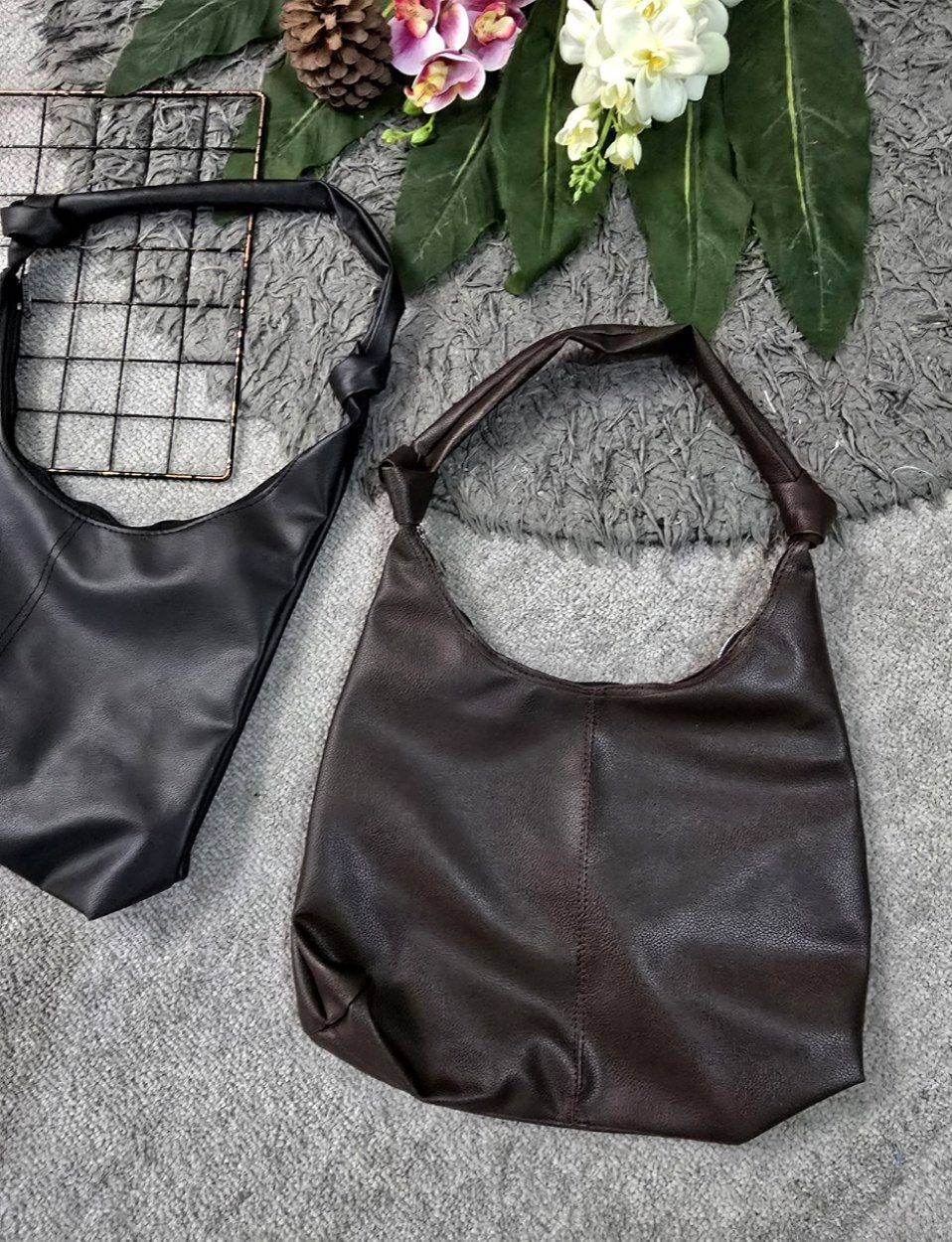 کیف بند گره ای چرمی 🛍🌈🎀۱۶۱۸۵ نفیس