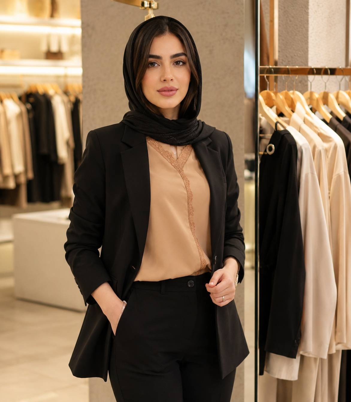 تاپ مجلسی با کیفیت و شیک مناسب برای زیر کت و مانتو کد 967 بیبی