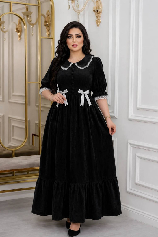 پیراهن بلند عروسکی شادی مازراتی اعلا در رنگ بندی کد 19568 سیمو
