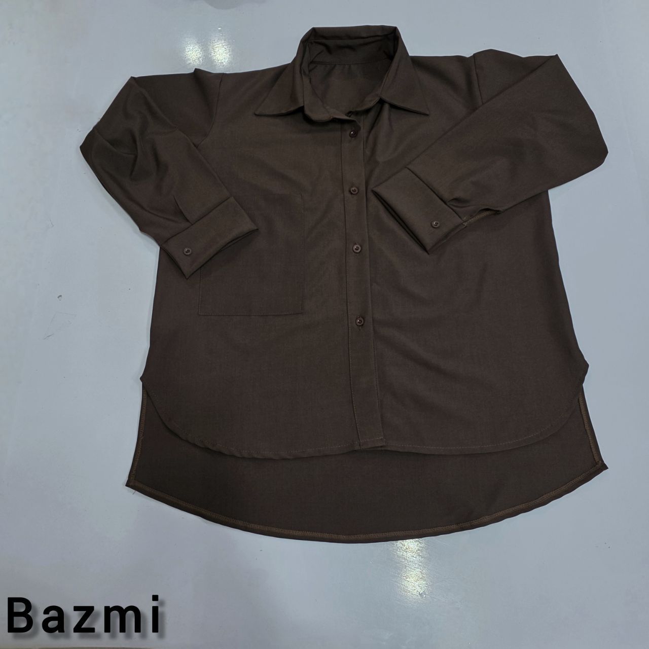 شومیز مانتویی با جنس بزیاق 💯🛍🎀۶۶۵ بزمی