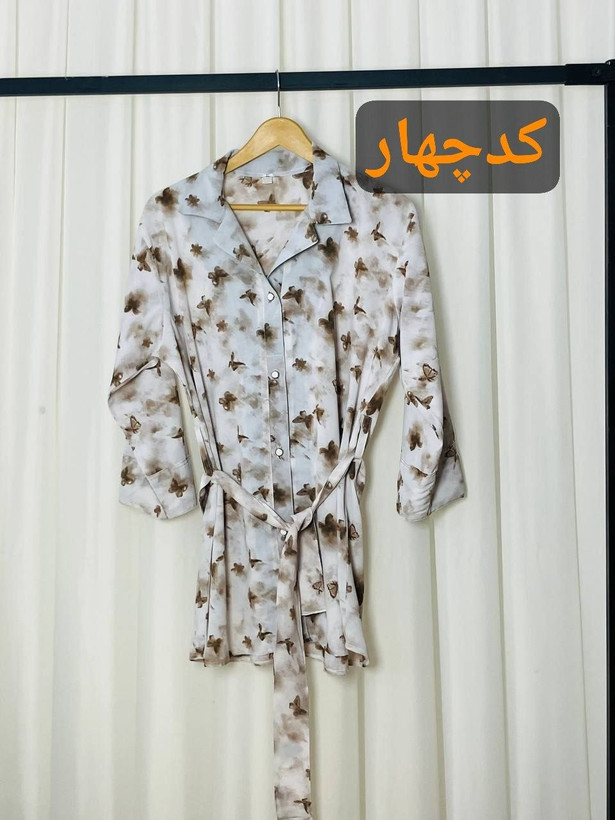 مانتو یقه شکاری باران ۷۶۰۲۱ شهرزاد 🌈🫂🎀