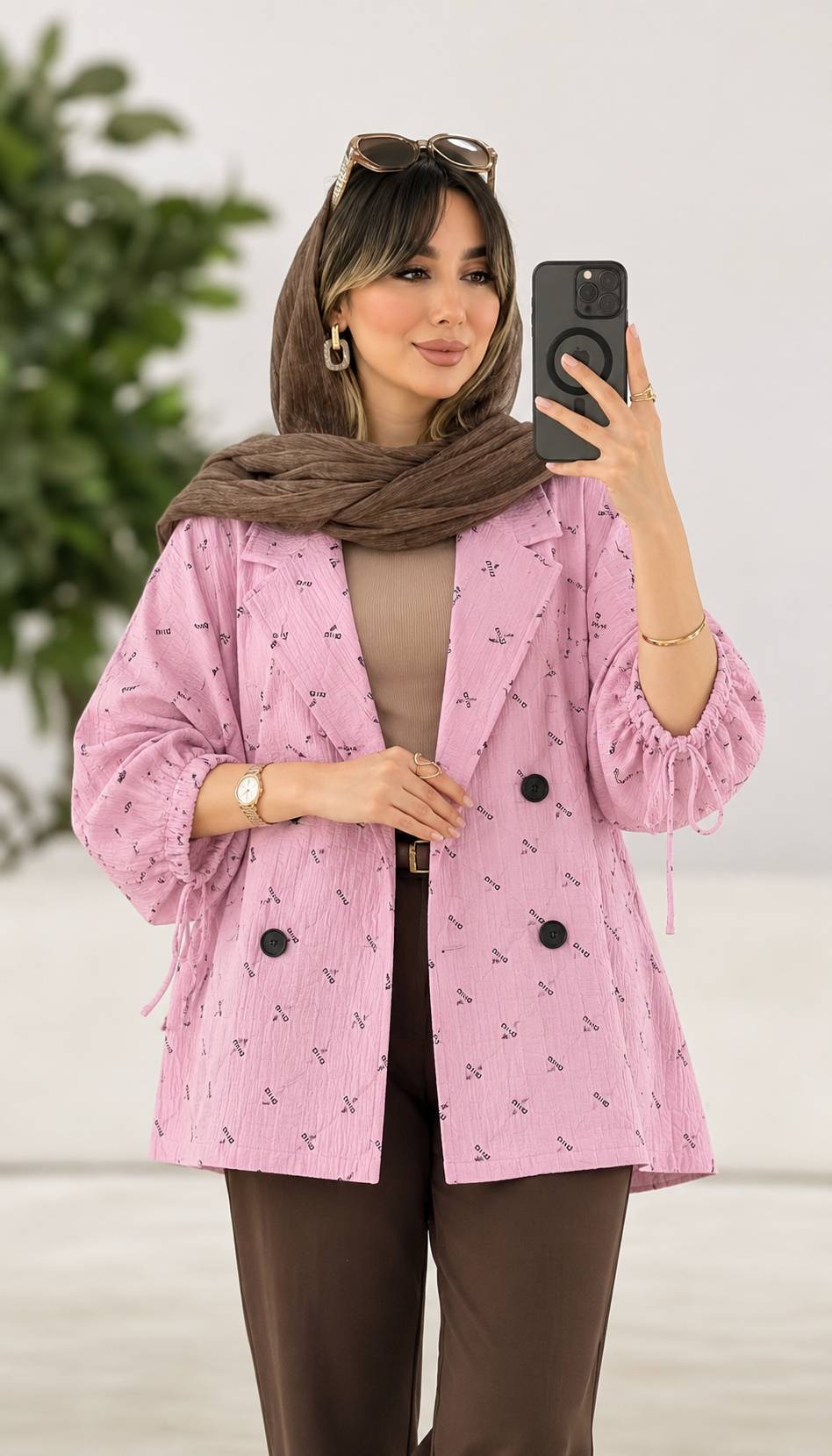 کت پانچ ینزیMIU✅ با کیفیت بسیار عالی و رنگ بندی 🌈تتیس15641