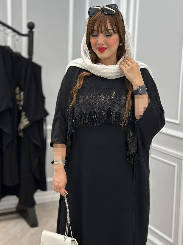 پیراهن رویه دار فاخر ابروبادی🌈💯🛍ساریگل