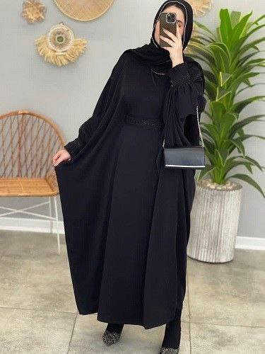 مانتو عبایی اسنات شیک و مجلسی کیفیت عالی 😍✅99982پرفاز
