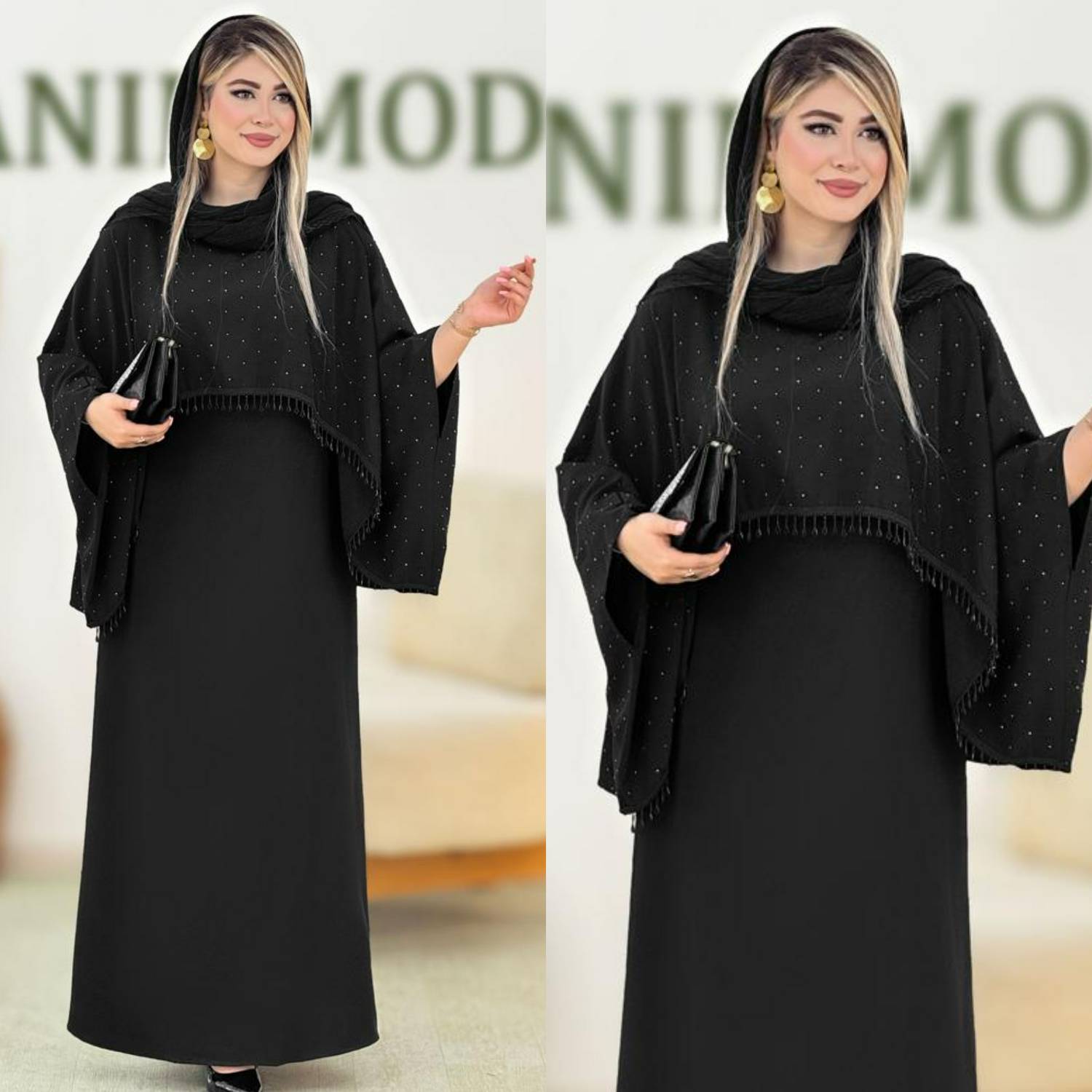 ست تو تیکه سارافون و شومیز مدل شراره با کیفیت عالی کد 12873 الیشکا