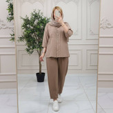 شومیز مانتو کوک دوزی بهار در رنگ بندی شیک و زیبا 🥰🎀کد505 شانی