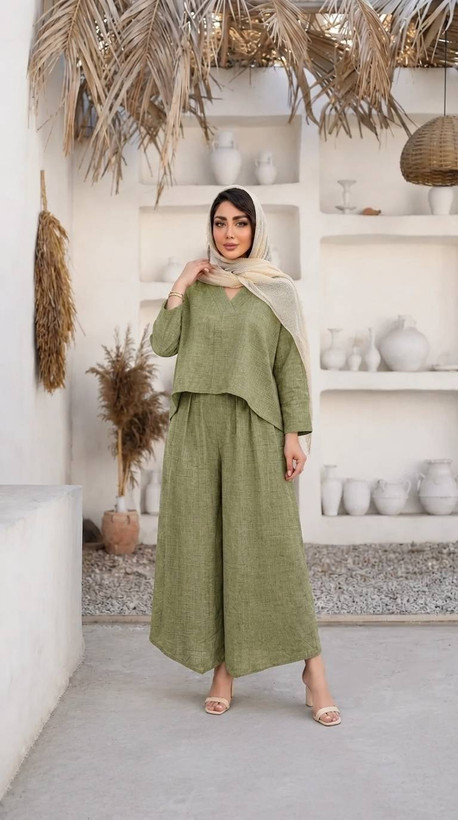 ست شومیز شلوار غزل در رنگ بندی شیک 🥰🎀کد674 آدراپانا