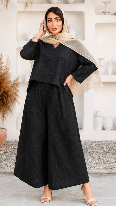 ست شومیز شلوار غزل در رنگ بندی شیک 🥰🎀کد674 آدراپانا