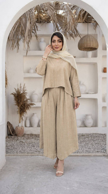 ست شومیز شلوار غزل در رنگ بندی شیک 🥰🎀کد674 آدراپانا