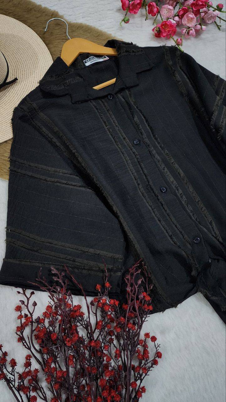 شومیز گره ای هانیه تنخور زیبا و رنگ بندی شیک 🎀🥰کد507 شانی