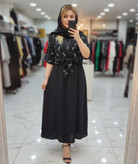 ست شومیز گره ای و سارافون شایلی با کیفیت عالی در رنگ بندی کد 15644 والیا