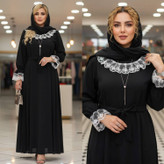 پیراهن عبایی محبوبه الیزه با کیفیت عالی و درجه یک کد 16663 والیا