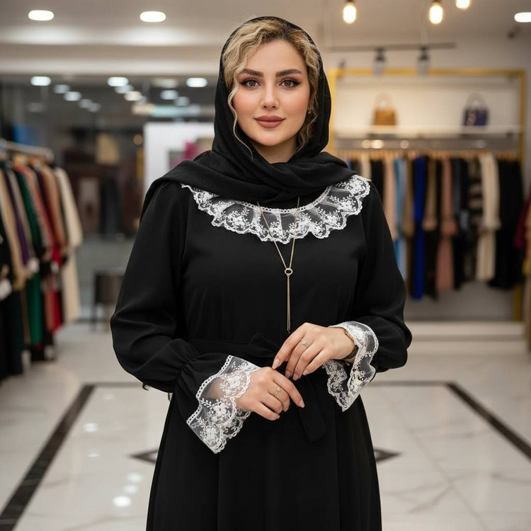 پیراهن عبایی محبوبه الیزه با کیفیت عالی و درجه یک کد 16663 والیا