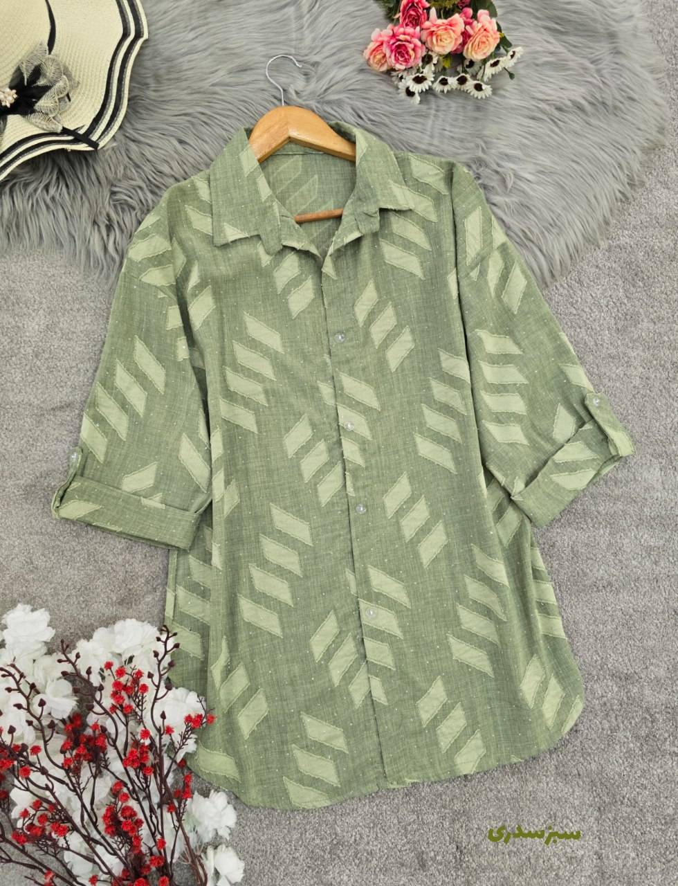 شومیز نگینی کسمه فتانه در رنگ بندی شیک 🥰🎀کد20762 کلار