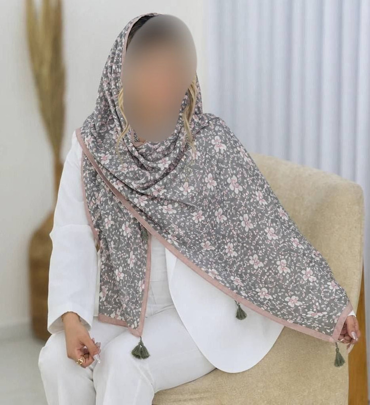 شال برشکا گل گلی 💓🛍🎀۱۶۴۸۱ نفیس