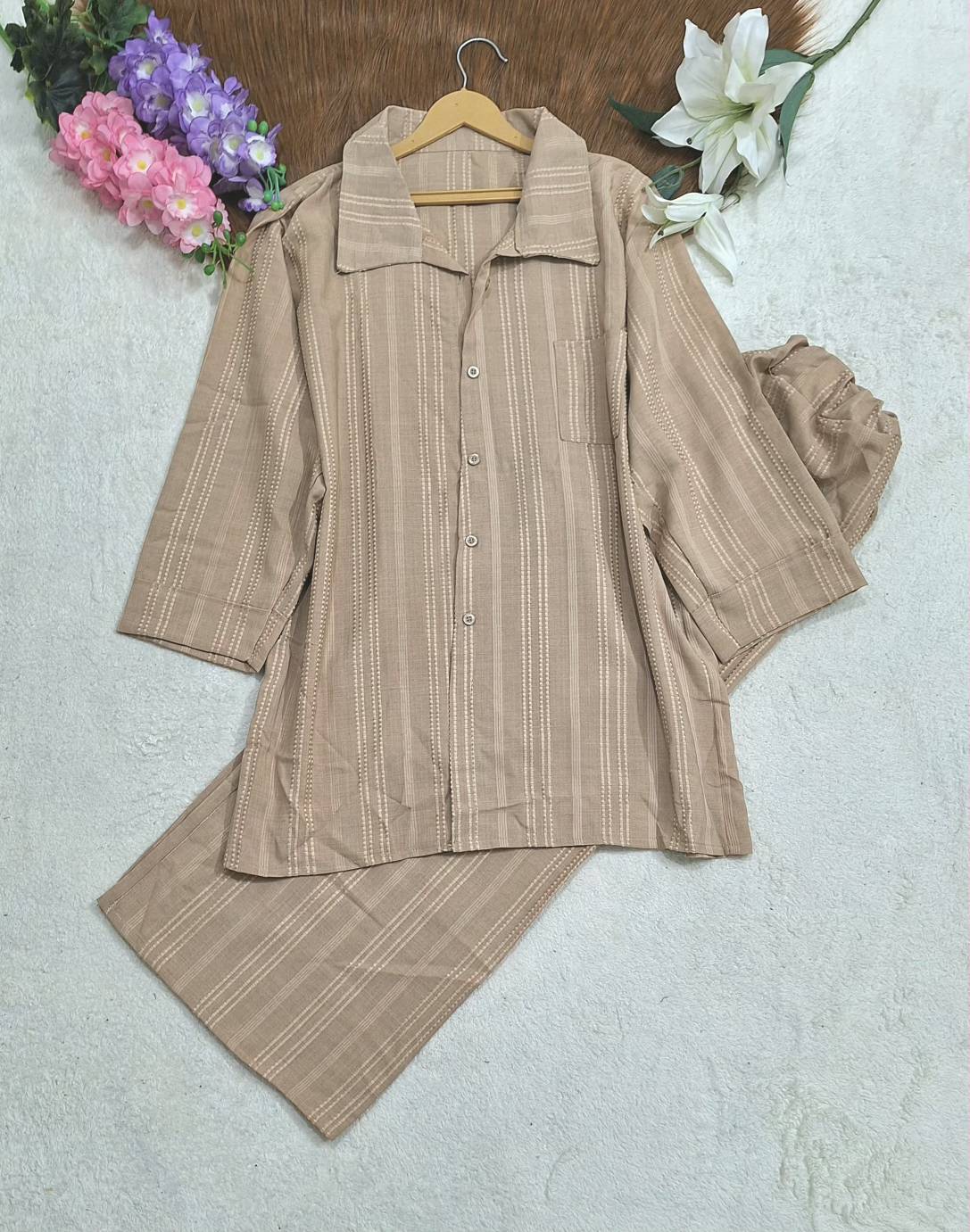 ست شومیز شلوار کژال تنخور شیک و زیبا 😍🥰کد305 شیک و مد