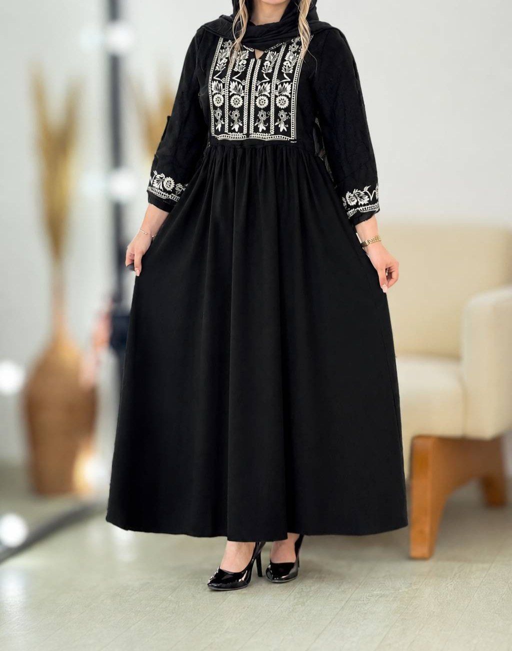 پیراهن گندم نخی خنک و سبک 🌈🛍🎀۱۳۹۹۹ نفیس