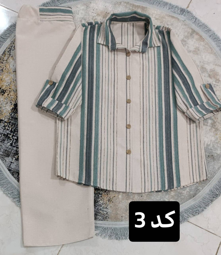 ست شومیز شلوار مهتاب دوخت مزونی در رنگبندی زیبا 🌈🌈الیزه