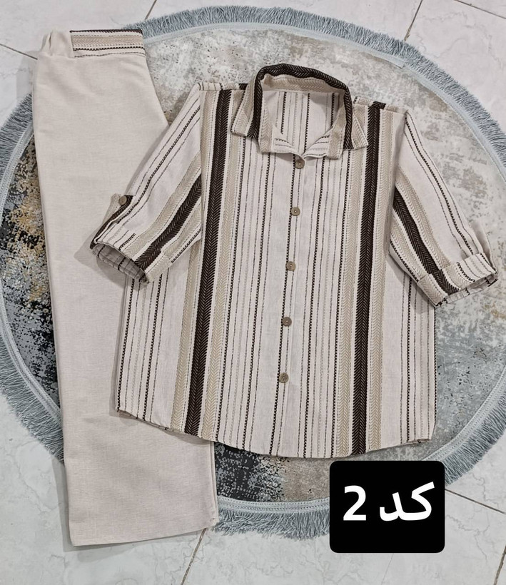 ست شومیز شلوار مهتاب دوخت مزونی در رنگبندی زیبا 🌈🌈الیزه