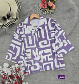 شومیز باکسی طرحدار تنخور شیک و رنگ بندی زیبا ❤️🎀کد18019 کلار