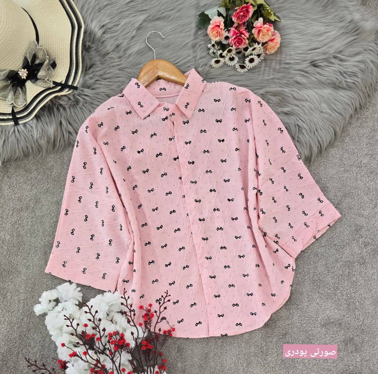 شومیز کیمونو پاپیون شیک و زیبا در رنگ بندی عالی ❤️😍کد18314 کلار