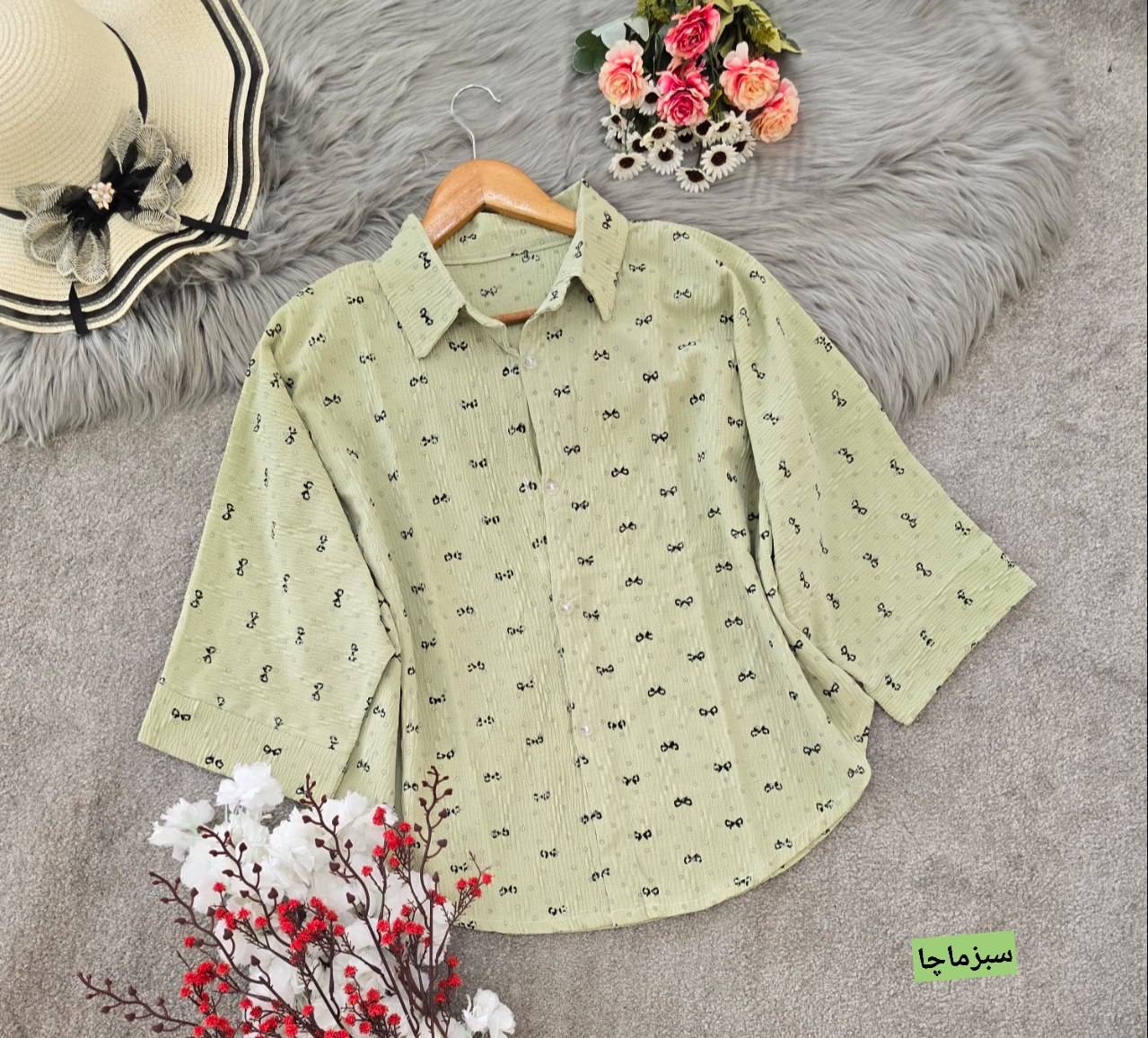 شومیز کیمونو پاپیون شیک و زیبا در رنگ بندی عالی ❤️😍کد18314 کلار