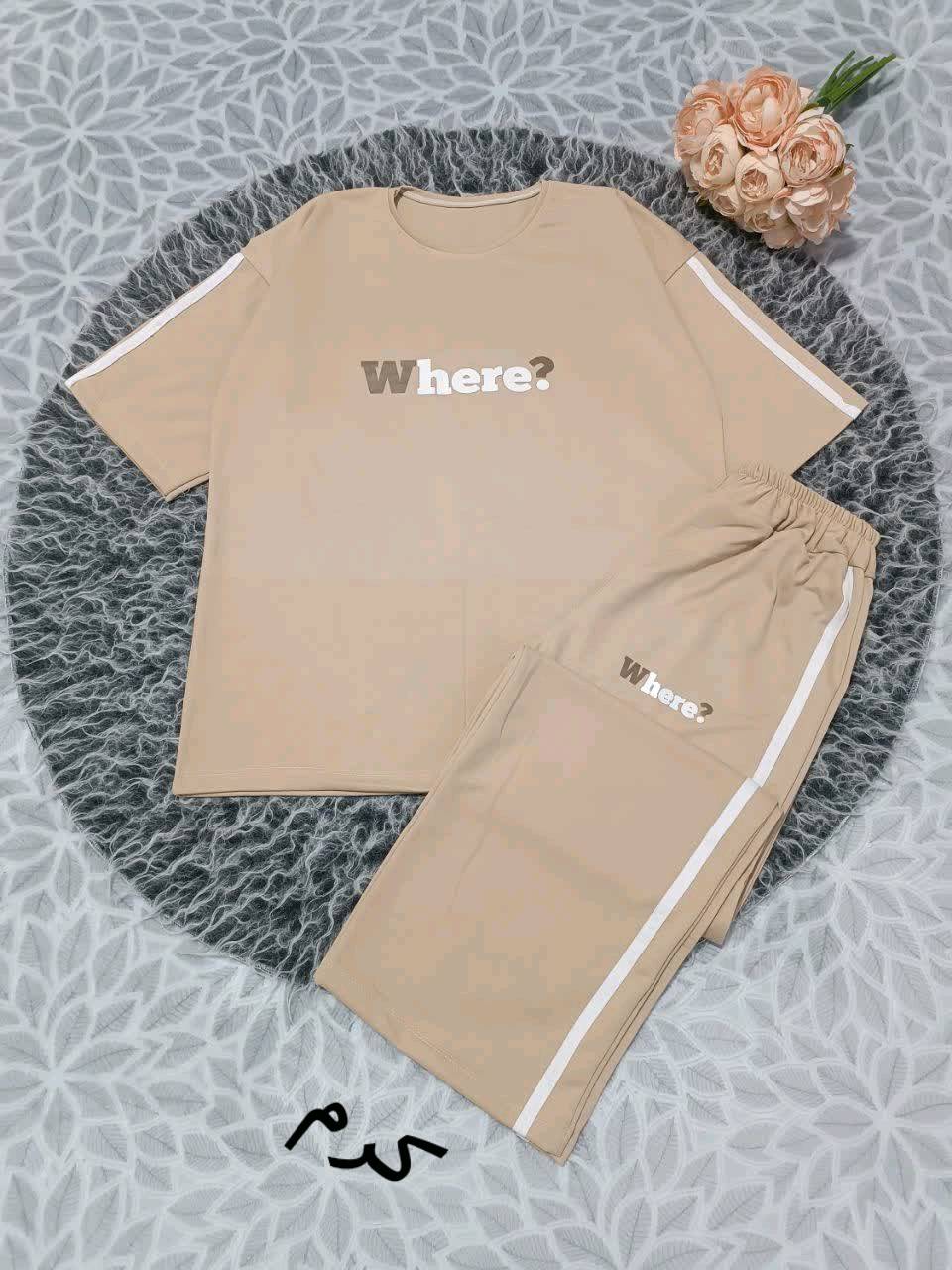 ست تیشرت شلوار? where زیبا وشیک تنخور عالی در رنگبندی 🎀 🎀 کد ۲۰۹۴۹ دلتا