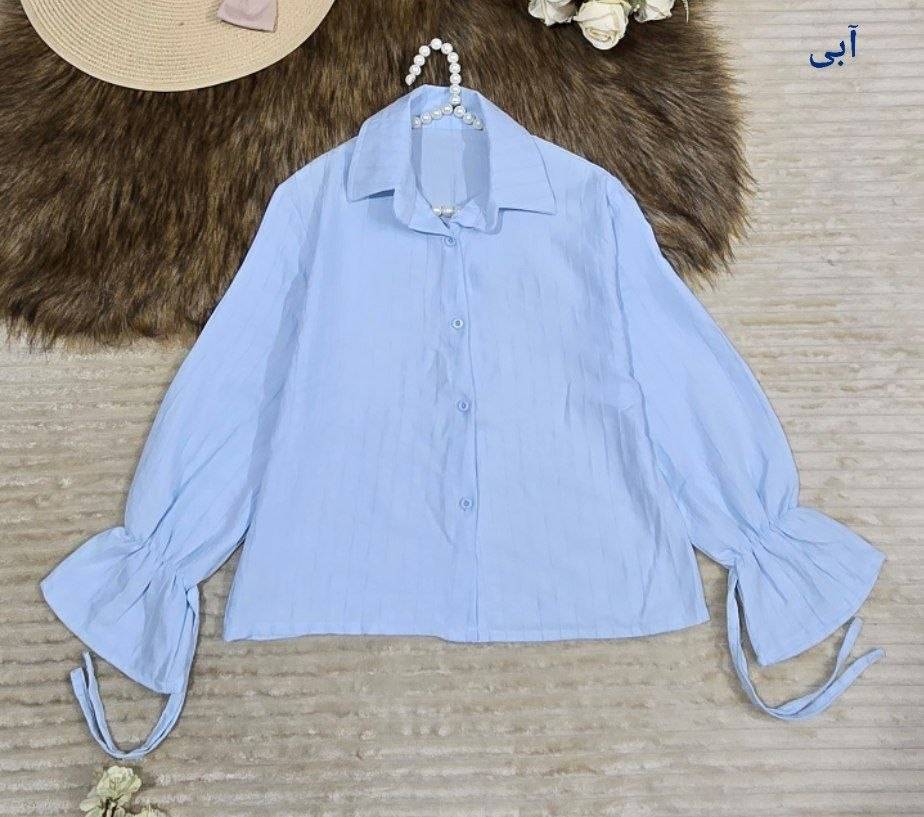 شومیز عروسکی روشنک جذاب در رنگ بندی زیبا کد 20905 سارین