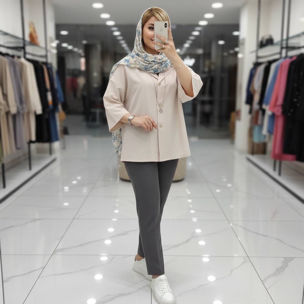 مانتو لنین ترنج در رنگبندی✅👌🏻کد 18366 سارین