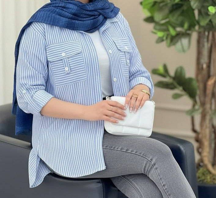 جیب صلیبی نخی راه راه با کیفیت 💓💯🛍🌈۷۳۴۴ نفیس