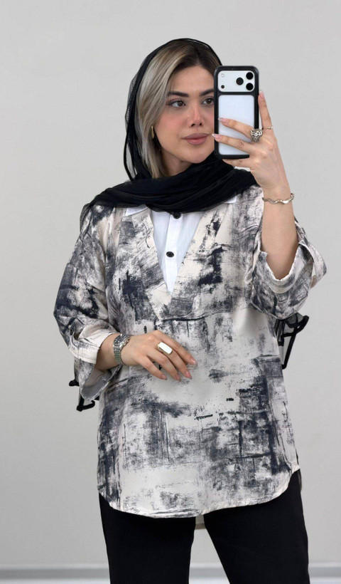 تونیک مانتویی هلیا جنس صوفیا درجه یک😍👌🏻کد 6987 سارین