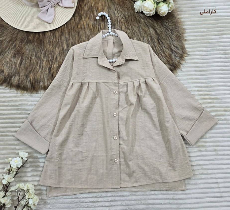 مانتو عروسکی سینه چین جنس شانتون اعلا😍✅کد 18058 سارین