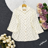 شومیز مانتویی عسل ۲۹۱ ینزی پفکی درجه یک زیبا وشیک در رنگبندی 🌈 🌈 کد۲۱۰۳۲ لیدی