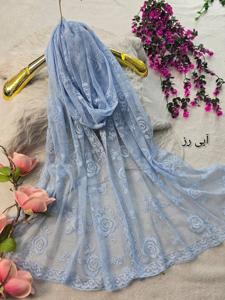 شال تور دانتل زیبا وشیک در رنگبندی 🌈 🌈 کد ۲۱۰۲۰ ستشو