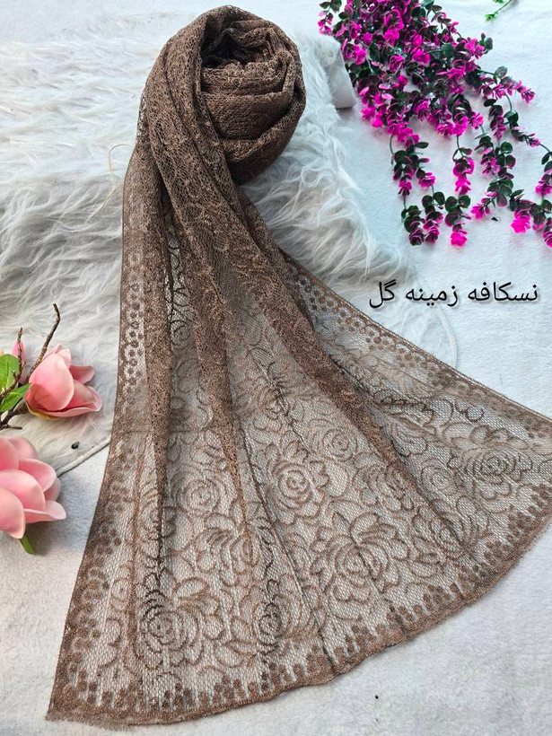 شال تور دانتل زیبا وشیک در رنگبندی 🌈 🌈 کد ۲۱۰۲۰ ستشو