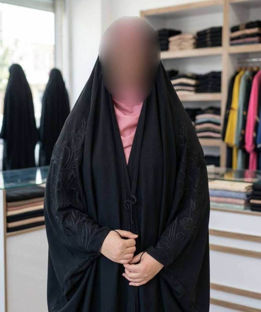 چادر جده گلدوزی پروانه زیبا و شیک 🥰😍کد20996 ماه بانو