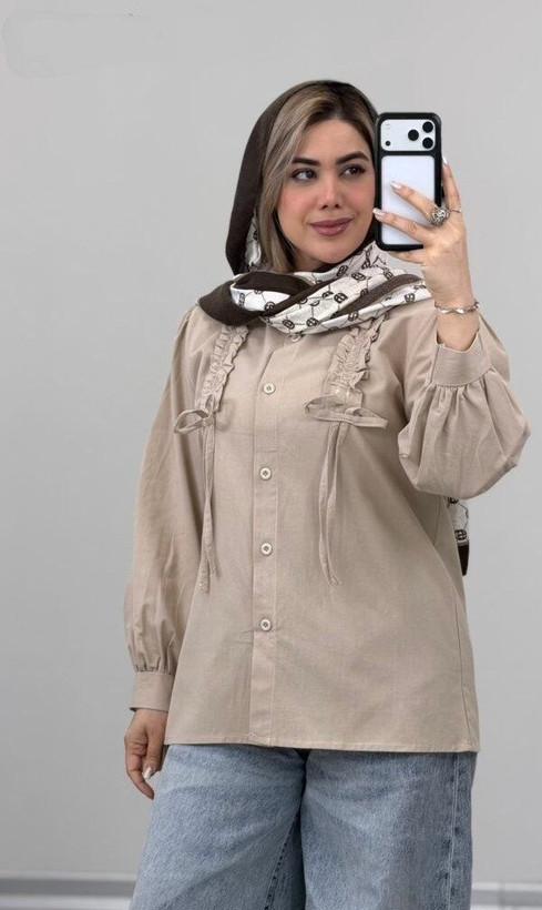 شومیز مدل بنفشه جنس لنین اعلا 😍♥️👌🏻 کد21029سارین