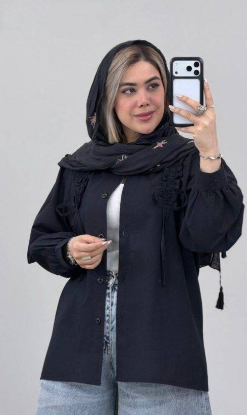 شومیز مدل بنفشه جنس لنین اعلا 😍♥️👌🏻 کد21029سارین