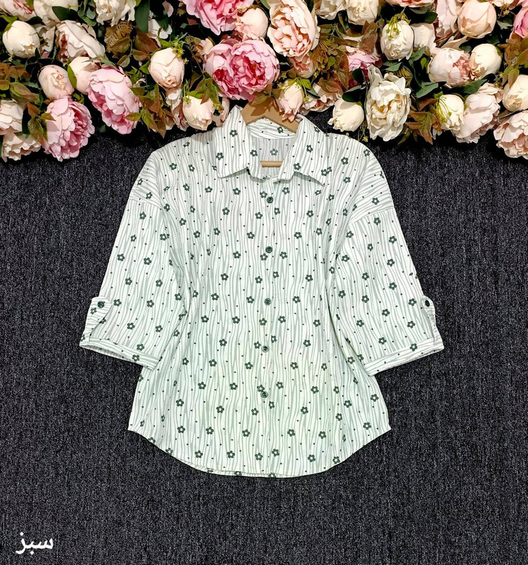 شومیز بابونه زیبا وجذاب تنخور عالی در رنگبندی 🎀 🎀 کد ۱۸۱۷۲ مدلند