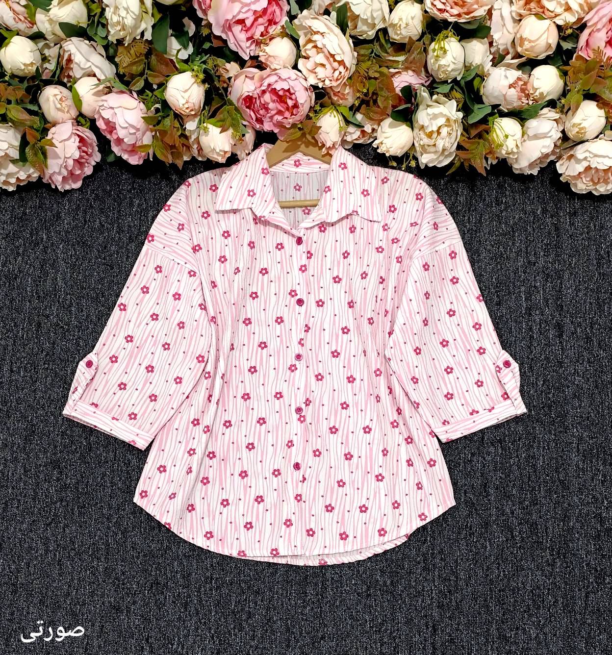 شومیز بابونه زیبا وجذاب تنخور عالی در رنگبندی 🎀 🎀 کد ۱۸۱۷۲ مدلند