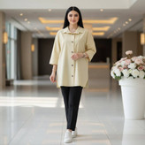 مانتو باکسی ستایش با تنخور شیک🥰💕🌸کد 15423 آرات