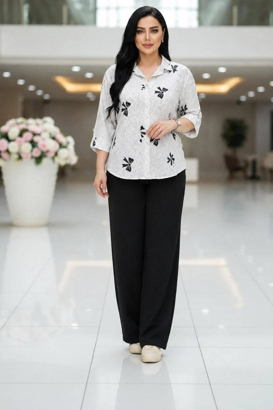 شومیز مانتویی مانیا در رنگبندی🤩♥️کد 20912 آرات
