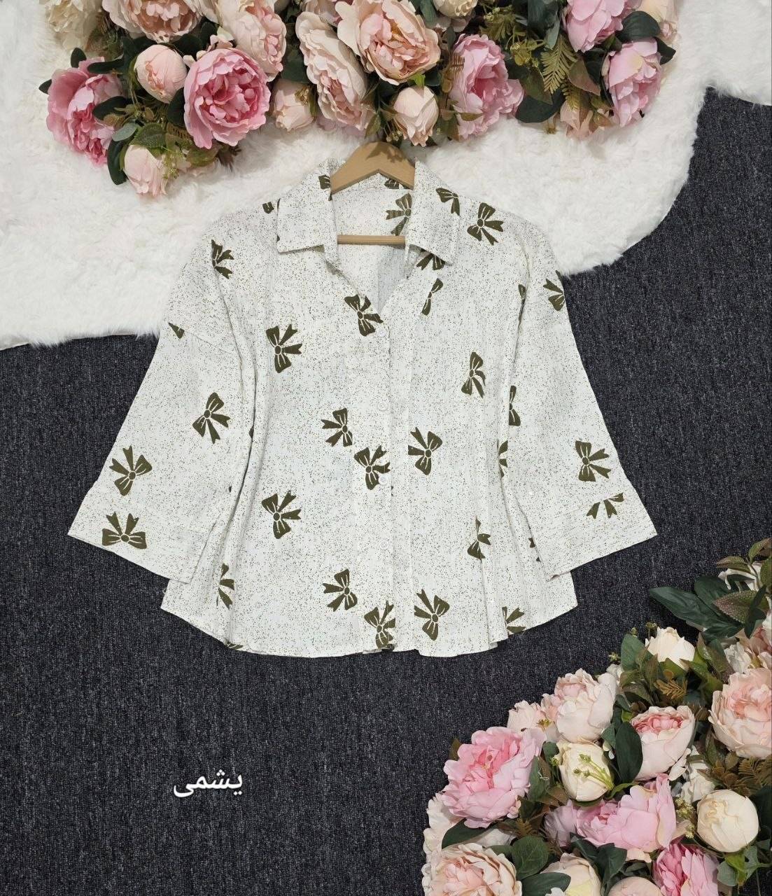 شومیز مانتویی مانیا در رنگبندی🤩♥️کد 20912 آرات