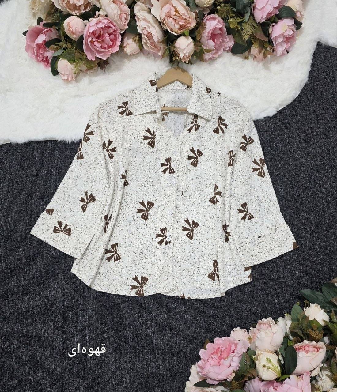 شومیز مانتویی مانیا در رنگبندی🤩♥️کد 20912 آرات