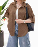 شومیز نگینی چکاوک در رنگ بندی زیبا و شیک 🎀🥰کد21044 کلار